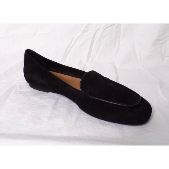 🆕 AQUATALIA Calandra Suede Loafer Flat Shoes 10 Black - Picture 13 of 16